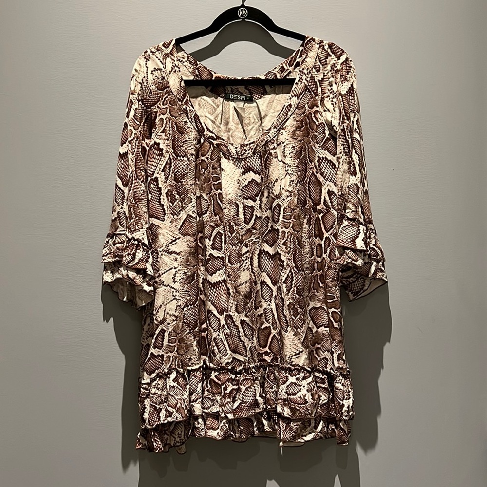 Snakeskin Print Dress DESPI